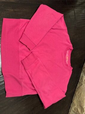 Zella Hot Pink Crewneck Sweatshirt